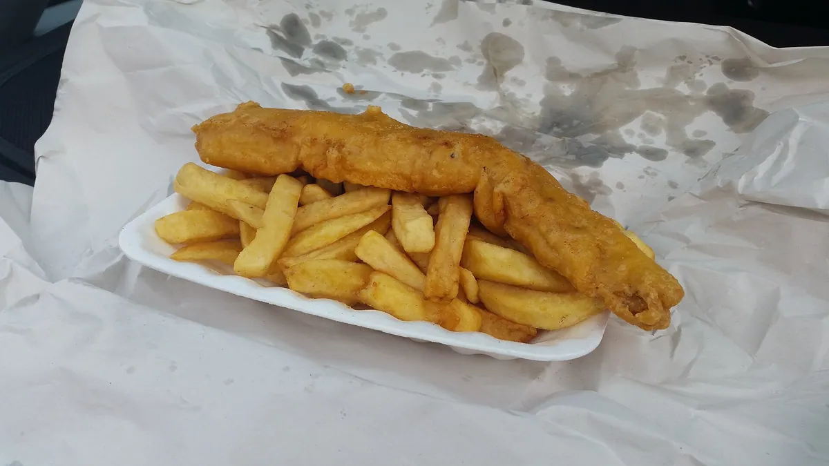 Fish & Chips food typical of Mellys